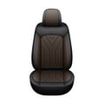 thumbnail image 4 of Maidao Car Seat Covers Leather Full Set for Mercedes-Benz for EQC400 2021-Present 5 Seats Leather Compatible Airbag Water Resistant Front Rear Cushion Protector Black and Coffee, 4 of 6