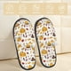 thumbnail image 2 of Fotbe Thanksgiving Pantuflas Peludas para Mujer con Estampado, Zapatillas de Peluche, Zapatos de Invierno para Casa, Uso Interior y Exterior-Medium, 2 of 8