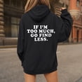 thumbnail image 2 of Xudanell Womens Hoodies Letter Print Hooded Sweatshirt Casual Plus Size Spring Clothes for Women White XL, 2 of 4