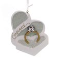 thumbnail image 1 of Ornament Kurt Adler Engaged Heart Box con anillo de resina, 1 of 3