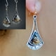 thumbnail image 1 of LADIGASU Pendientes de Cristal de Color Al Por Mayor Abedul Bosque Hojas Pendientes de Separación de Color para Las Mujeres Rebajas Flash Deals 1 Juego de Pendientes, 1 of 7