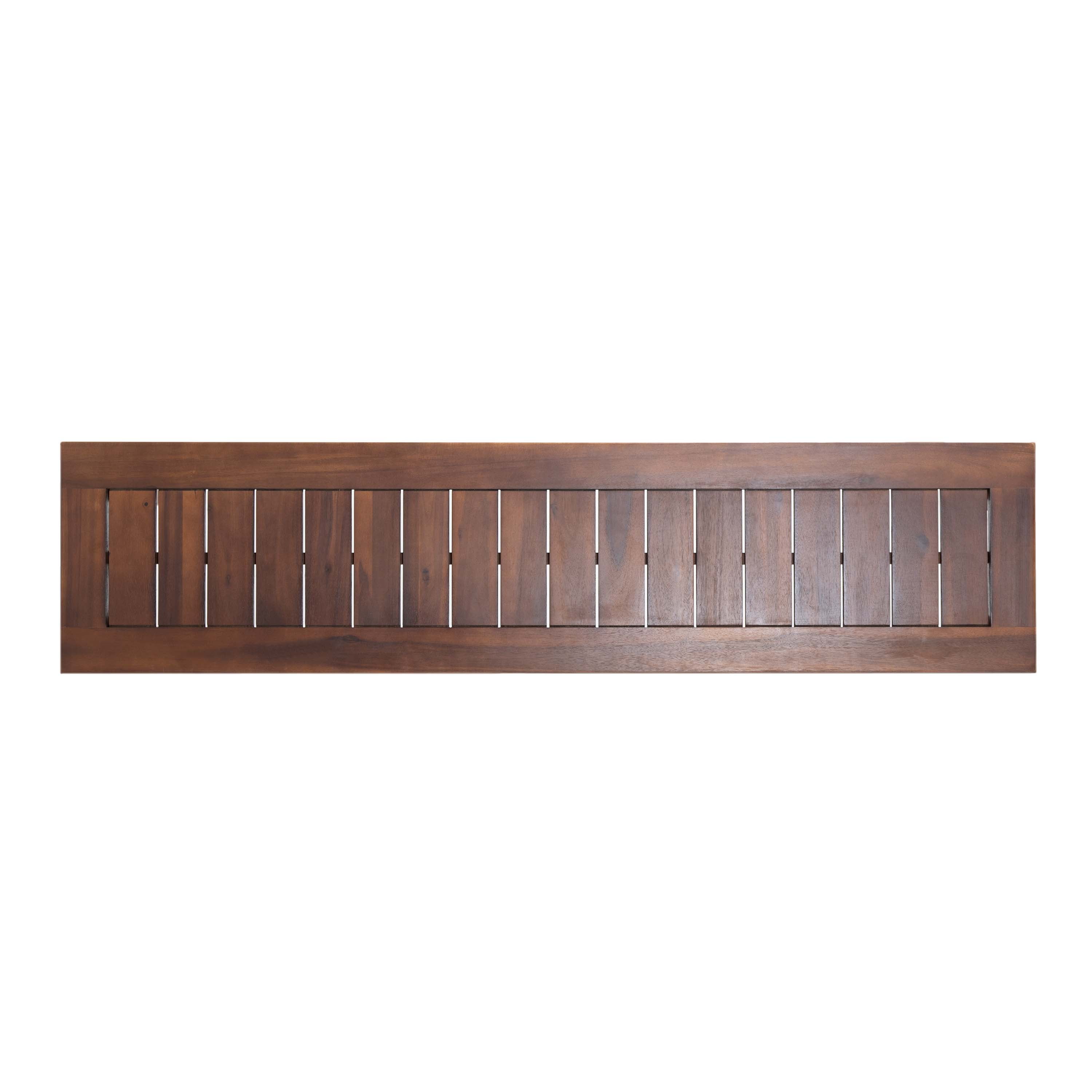 MAYEERTY 61.75''Outdoor Benches Stylish and Modern Outdoor Bench, Ergonomic Design, Comfortable Sitting ( SET OF 2 )