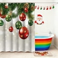 thumbnail image 1 of RKSTN Rideau de Douche Boule Suspendue Arbre de Noël, 1 of 5