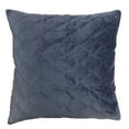 thumbnail image 2 of Home Soft Things Quilted Micromink 4 Piece Throw Pillow Cover Set - Dark Sapphire - 20" x 20", 2 of 6