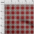 thumbnail image 1 of oneOone Organic Cotton Poplin Twill Fabric Tartan Check Print Fabric BTY 42 Inch Wide, 1 of 4