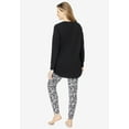 thumbnail image 2 of Dreams & Co. Plus Size 2-Piece Pj Legging Set, 2 of 6