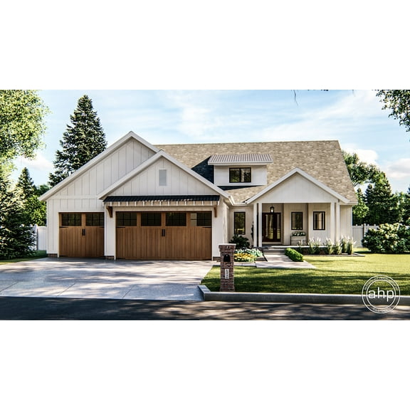 Advanced House Plans: Builder Ready Blueprints | Hutchins 29681 | 1.5 Story Plan