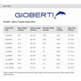 thumbnail image 2 of Gioberti Men's Kent Lay Down Collar Long Sleeve Tuxedo Dress Shirt with Bow Tie, 2 of 3