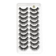thumbnail image 1 of AMERTEER  10Pairs False Eyelash Natural 3D Fluffy Eyelash Extensions Soft Wispy Eyelashes, 1 of 9