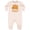 Natural Heather, variant on My 1st Halloween Cute Pumpkin with Bow Baby Fleece Romper