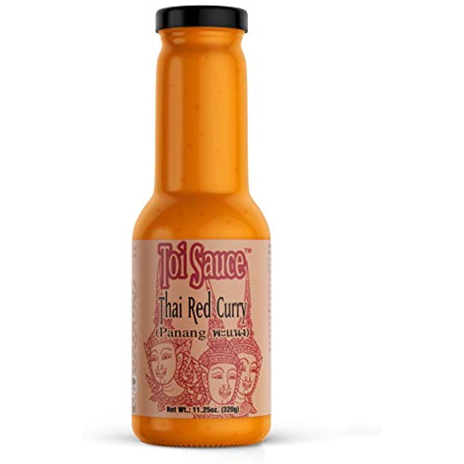 Toi Sauce Thai Red Curry Sauce, Vegan Vegetarian Gluten Free Panang