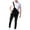 Black, variant on Bibs for Men Fashion Ripped Jean Jumpsuits Romper Long Pants Slim Fit Casual Denim Bib Overalls with Pockets