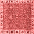 thumbnail image 1 of Ahgly Company Indoor Square Oriental Red Traditional Area Rugs, 6' Square, 1 of 4
