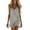 Gray_1, variant on Summer Women's Sleeveless Mini A-Line Dress Solid Color Linen Strap Loose Casual Daily Attire
