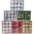 thumbnail image 5 of Adornos de bolas navideñas, adornos de bolas para árboles de Navidad, adornos para suministros para fiestas navideñas, para decoración navideña, 12 piezas por caja. (Oro) Rojo Verde RV011031-01402SDJ, 5 of 5