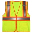 thumbnail image 1 of Chaleco de Seguridad Reflectante SULWZM con Cremallera y Bolsillos Amarillo Talla L, 1 of 5
