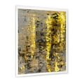 thumbnail image 3 of Designart 'Grey Meets Yellow Abstract Art II' Modern Framed Art Print, 3 of 4