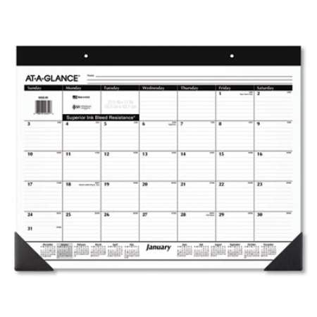 22" X 17" At a Glance SK22-00 At-a-glance Refillable Desk Pad Monthly 