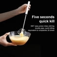 thumbnail image 7 of Yesbay Stainless Steel Semi-Automatic Eggbeater Hand Push Egg Whisk Mixer Milk Frother Mixer Whisk for Quick Stirring Whisking Beating, 7 of 7
