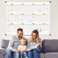 thumbnail image 3 of AGCAN Extra Large 12 Monthly Calendar Dry Erase Board 47" x 35" Jumbo Year Calendar White Board Wall Mount, 3 of 9