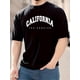 thumbnail image 1 of Human Graphic Camiseta para HombreMen's Casual Trendy California Graphic Print Comfortable Crew Neck Short Sleeve T-shirts, Summer Top s Tee For Adult, Men, Women, Teen, Teenager, Adolescent, YouthF, 1 of 6