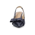 thumbnail image 6 of Journee Womens Paloma Sling Back Pointed Toe Kitten Heel Pumps, 6 of 10
