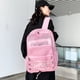 thumbnail image 2 of Mochila semitransparente Mochila de malla monedero transpirable multifuncional resistente al desgaste para deportes al aire libre (rosa), 2 of 3