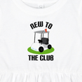thumbnail image 4 of Inktastic Baby Golfing New to the Club Girls Baby Dress, 4 of 5