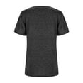 thumbnail image 5 of Women's V Neck Short Sleeve T-Shirt Soft Lightweight Casual Summer Tee Loose Fit Basic Top Spring Outfit Fashion 2025, 5 of 5