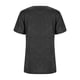 thumbnail image 5 of Nueva camiseta de manga corta con cuello en V para mujer: prenda informal de primavera/verano, poliéster/spandex, diseño fruncido en la cintura, 5 of 5
