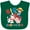 Green, variant on Inktastic Farmer Tractor EIEIO Big Bro Boys Baby Bib