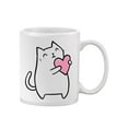 thumbnail image 2 of Cute Cat Holding Heart Mug  -Image by Shutterstock,, 2 of 4