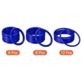 thumbnail image 3 of Unique Bargains 4cm 6mm 8.5cm Plastic Carnival Ringtoss Rings Game Hoop, Blue 24 Pack, 3 of 5