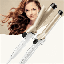 1pc Rotating curling iron, automatic curling iron, quick heating iron suitable for medium and long hair, ladies' gifts.