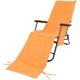thumbnail image 1 of Funda de salón de microfibra YONGSHENG para tumbona playa piscina con almacenamiento lateral S naranja, 1 of 5