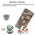 thumbnail image 4 of Heart Girly Case for iPhone 12 ,Aesthetic Art Design Pattern TPU Shock Proof Cover Case, 4 of 5