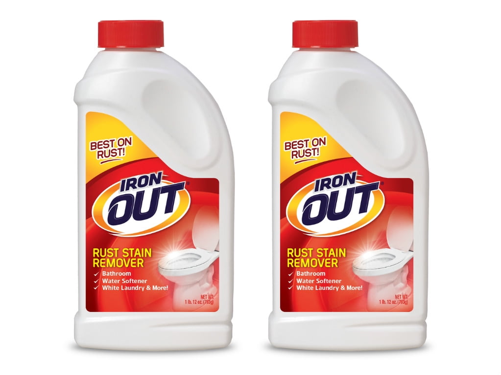 Iron OUT Rust Stain Remover Powder, 1 lb 12 oz, 2 Bottles