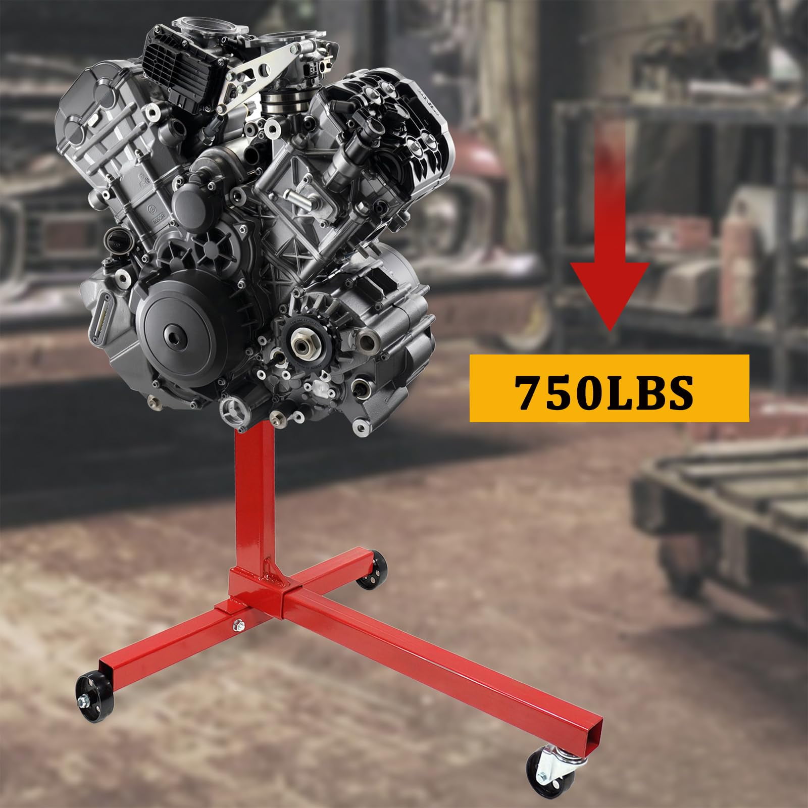 Heavy Duty Motor Stand Workshop Heavy Duty 1250lb Engine Stand - 360 ...
