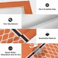 thumbnail image 6 of Orange Morocco Outdoor Rug for Patio/Deck/Porch, Non-Slip Large Area Rug 3 x 5 Ft, Nautical Anchor Stripe Modern Geometric Indoor Outdoor Rugs Washable Area Rugs, Reversible Camping Rug Carpet Runner, 6 of 8
