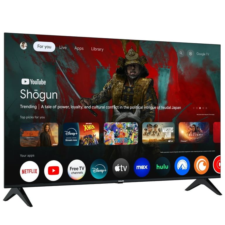 Philips 50" Class 4K Ultra HD (2160p) Google Smart LED TV (50PUL7552/F7) (New)