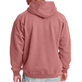thumbnail image 5 of Hanes Men's Ultimate Cotton Hooded Sweatshirt, Long Sleeve Pullover Pocket Hoodie, Mauve, M, 5 of 5