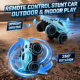 thumbnail image 6 of Zacro Amphibious Remote Control Car for Kids, 2.4GHz RC Shark Truck 360° Rotating Stunt Car with LED Lights, Waterproof All Terrain Off-Road Monster Toy Truck for Boys & Girls Ages 3+, 6 of 9