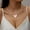 C, variant on Chicken Shape Necklace Light Simple Necklace Creativity Fashion Accessories For Daily For Gift Necklaces Chain for Women Heart Shaped Pendant Necklaces Diamond Necklace Necklaces