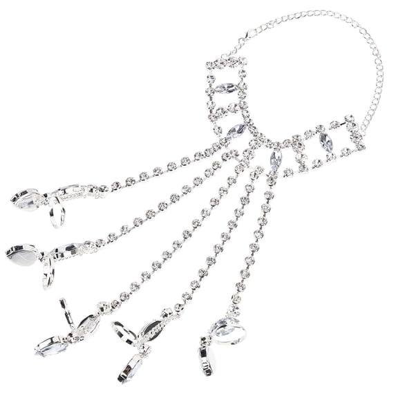 NICEXMAS Hand Chain Bracelet Elegant Alloy 1Pack Jewelry for Women Christmas