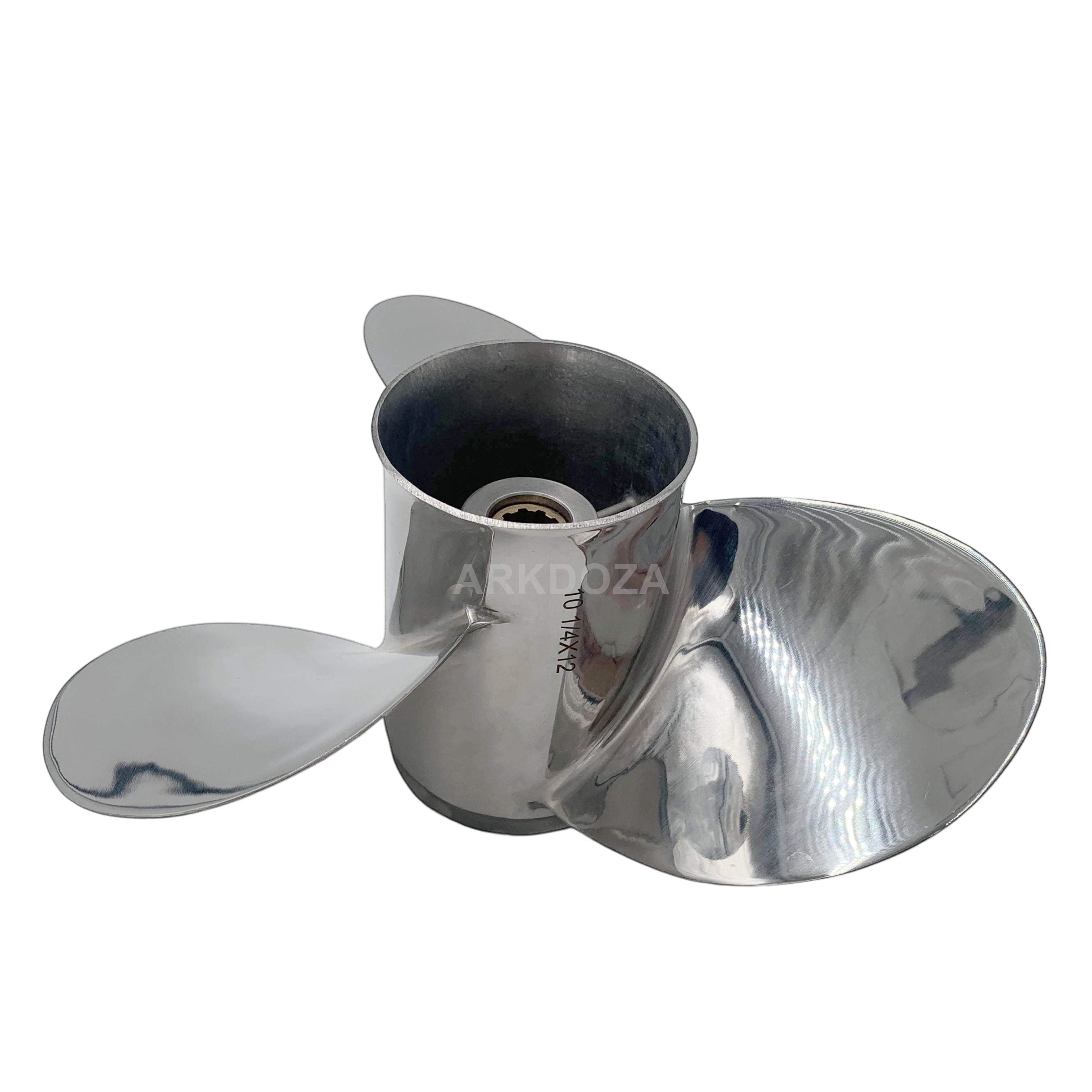 9.25x12 Aluminum Boat Propeller For Honda Outboard 8-20HP Motors - 8 Tooth