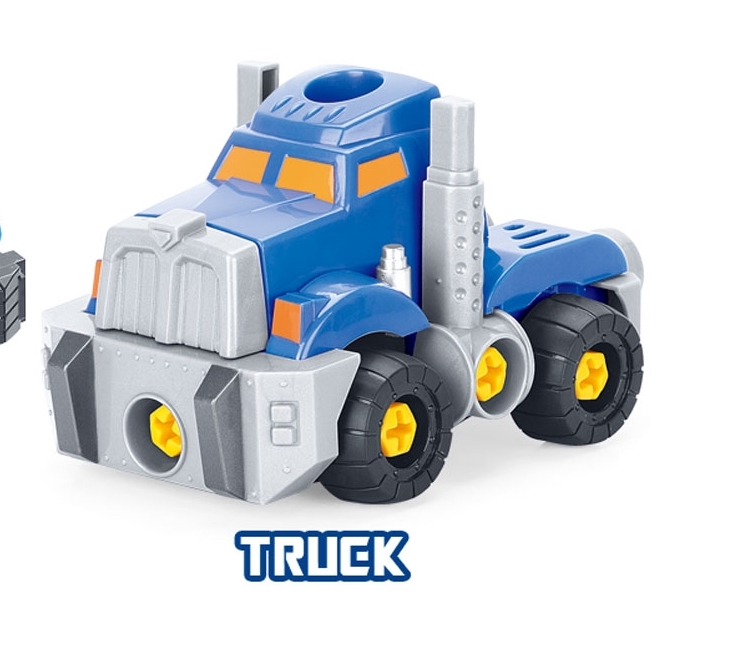 PlayWorld Robotic Revolution 3-in-1 Take-A-Part Robot Toy Playset - Blue