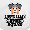 thumbnail image 4 of Inktastic Dog Australian Shepherd Squad Boys or Girls Baby Bib, 4 of 4