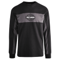 thumbnail image 1 of Harley-Davidson Men's Sweatshirt Black Beauty Racing Bar &amp; Shield L/S (S25), 1 of 7