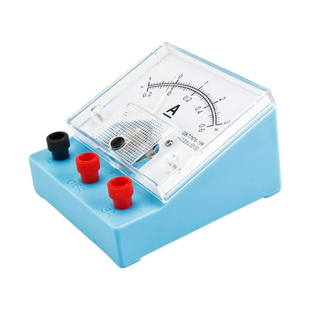 Wisewang Analog Ammeter tional Science Exploration Physical Electrical Circuit Ammeter 8.2x8.8x5.3cm