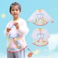 thumbnail image 2 of Waterproof Children Kid Long Sleeve Apron Drawing Painting Smock Craft Bib, 2 of 9